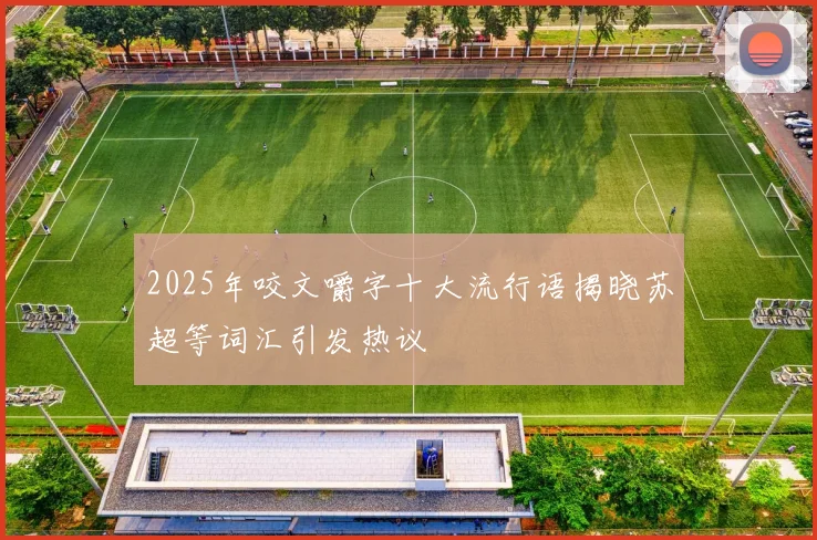 2025年咬文嚼字十大流行语揭晓苏超等词汇引发热议